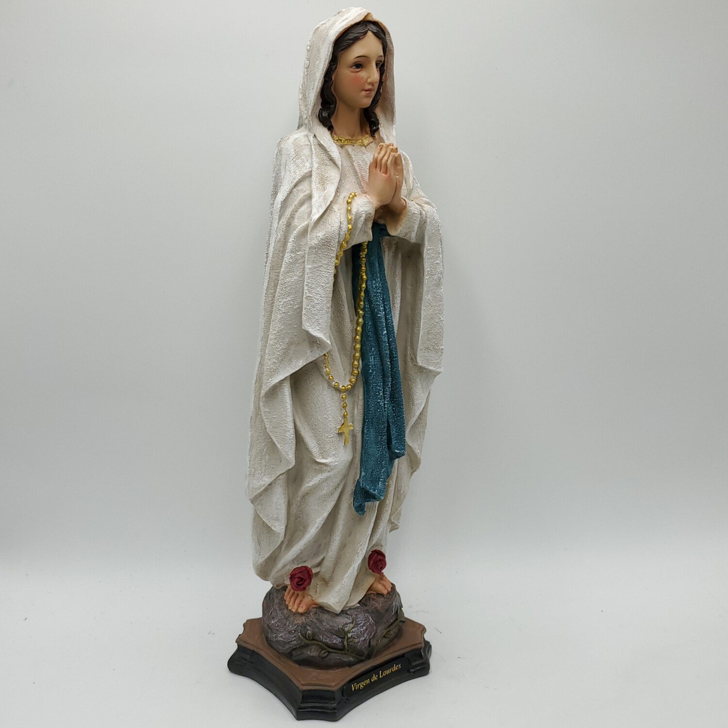 VIRGEN DE LOURDES RESINA 16&quot;