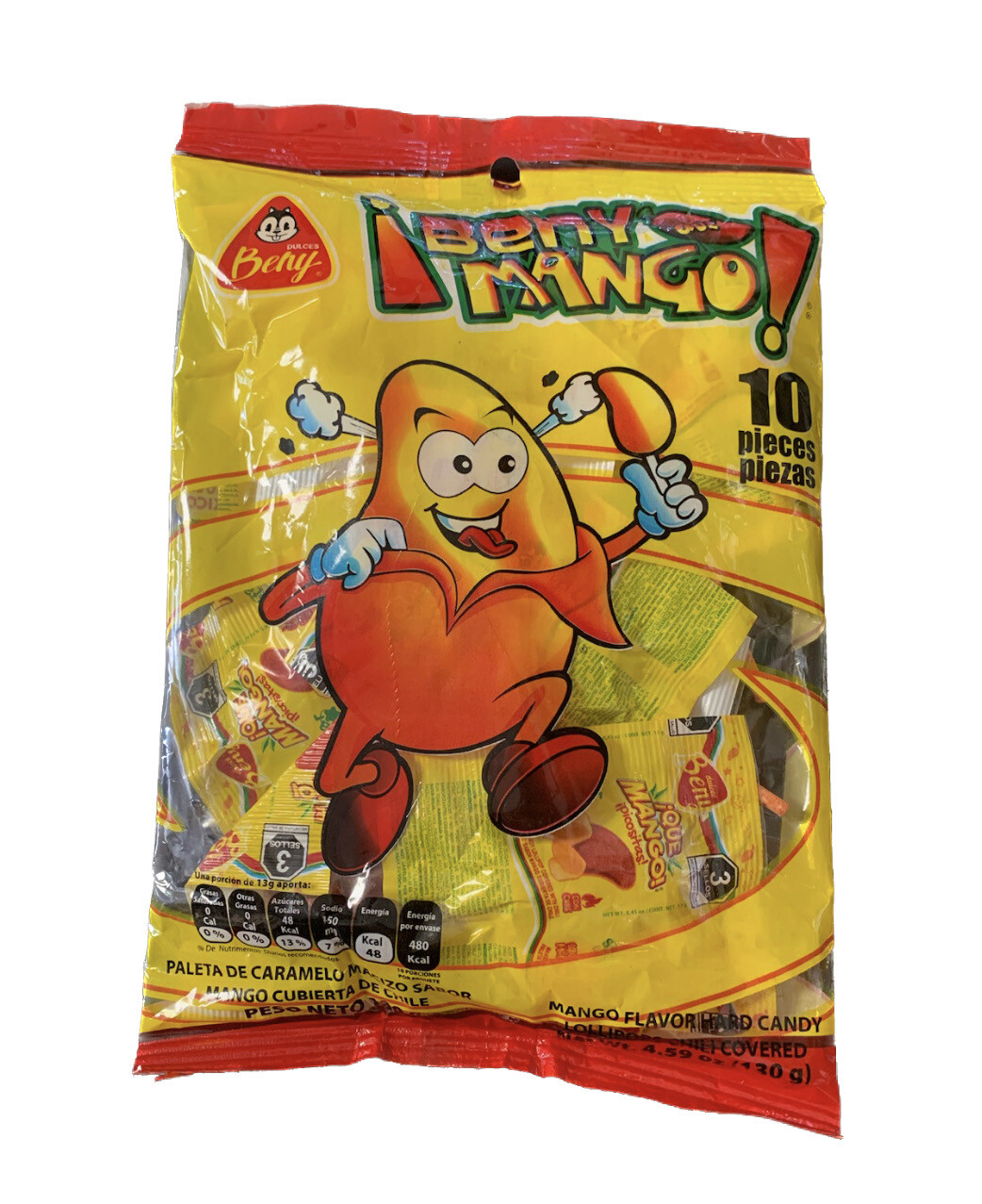 Beny Que Mango 10Pc Bag 4.59 OZ 130g