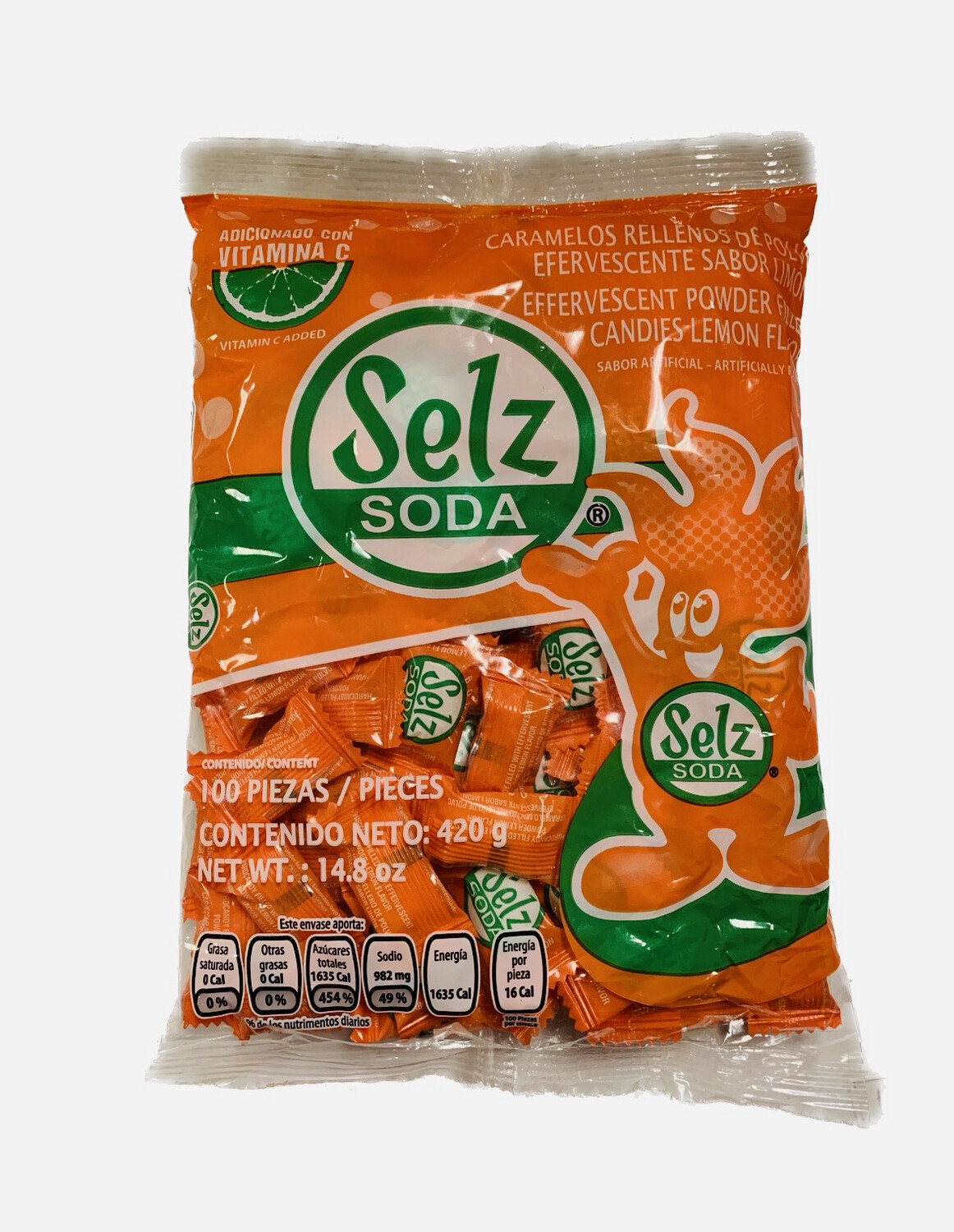 Selz Soda 100pc Pack 4.8 Oz 420 G