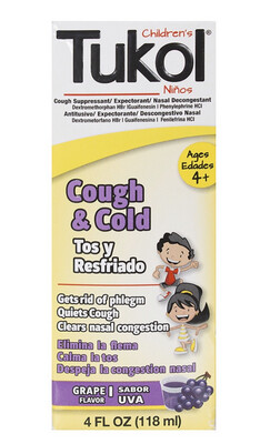 Tukol Children’s Cough &amp; Cold Grape Flavor 4oz