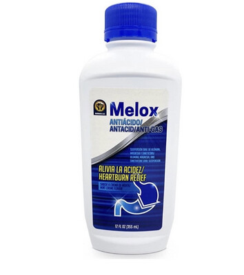 Melox Liquid Antacid, 12 Oz 