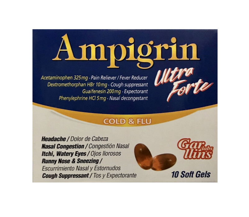AMPIGRIN ULTRA FORTE DAYTIME COLD&amp;FLU 10TABL
