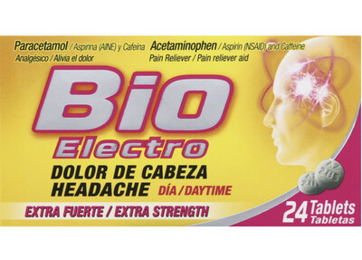 BIO-ELECTRO Pain Reliever, Extra Strength, 24 Tablets 
