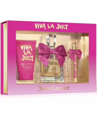 Juicy Couture Viva La Juicy EDP 3.4 Oz 3PCS Women Gift Set
