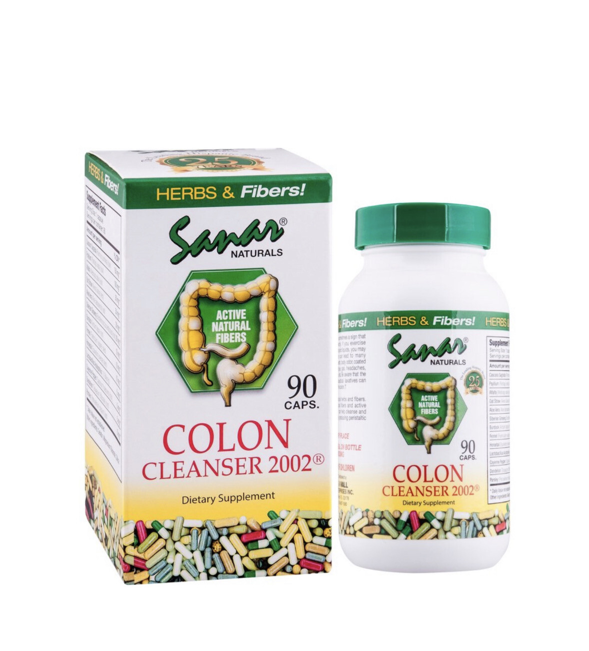 Sanar Naturals Colon Cleanser Capsules 2002- 90ct 