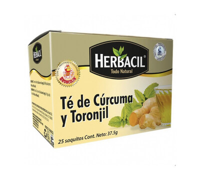 HERBACIL TE DE CURCUMA Y TORONJIL 1.32 OZ