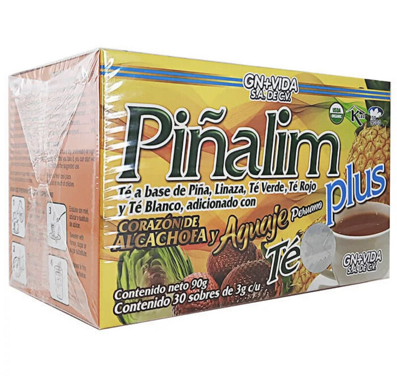 GN+VIDA TEA PINALIM PLUS 30 Tea Bags/ 0.10 Oz Ea 