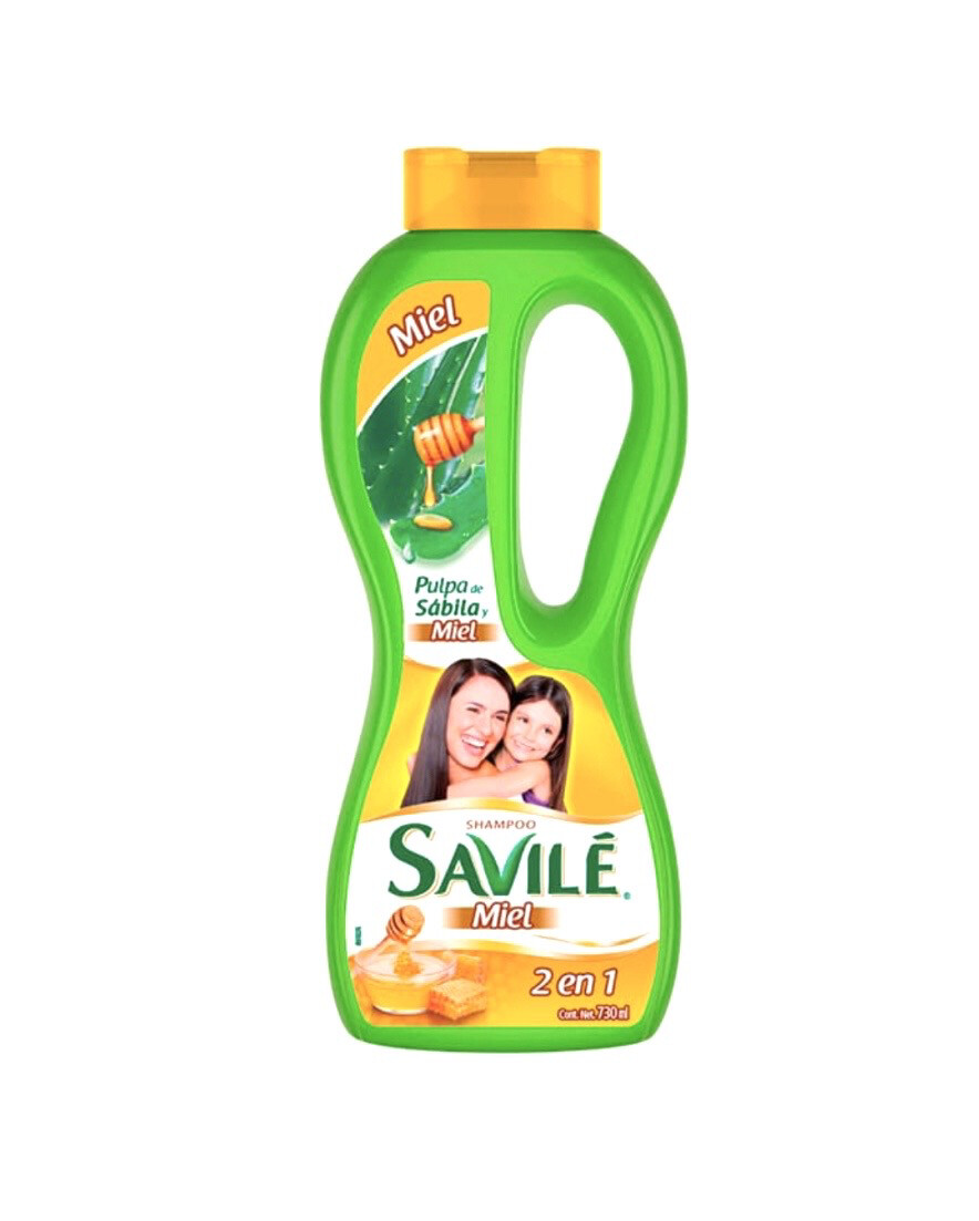SAVILE SHAMPOO PULPA DE SABILA Y MIEL  2/1 750ML