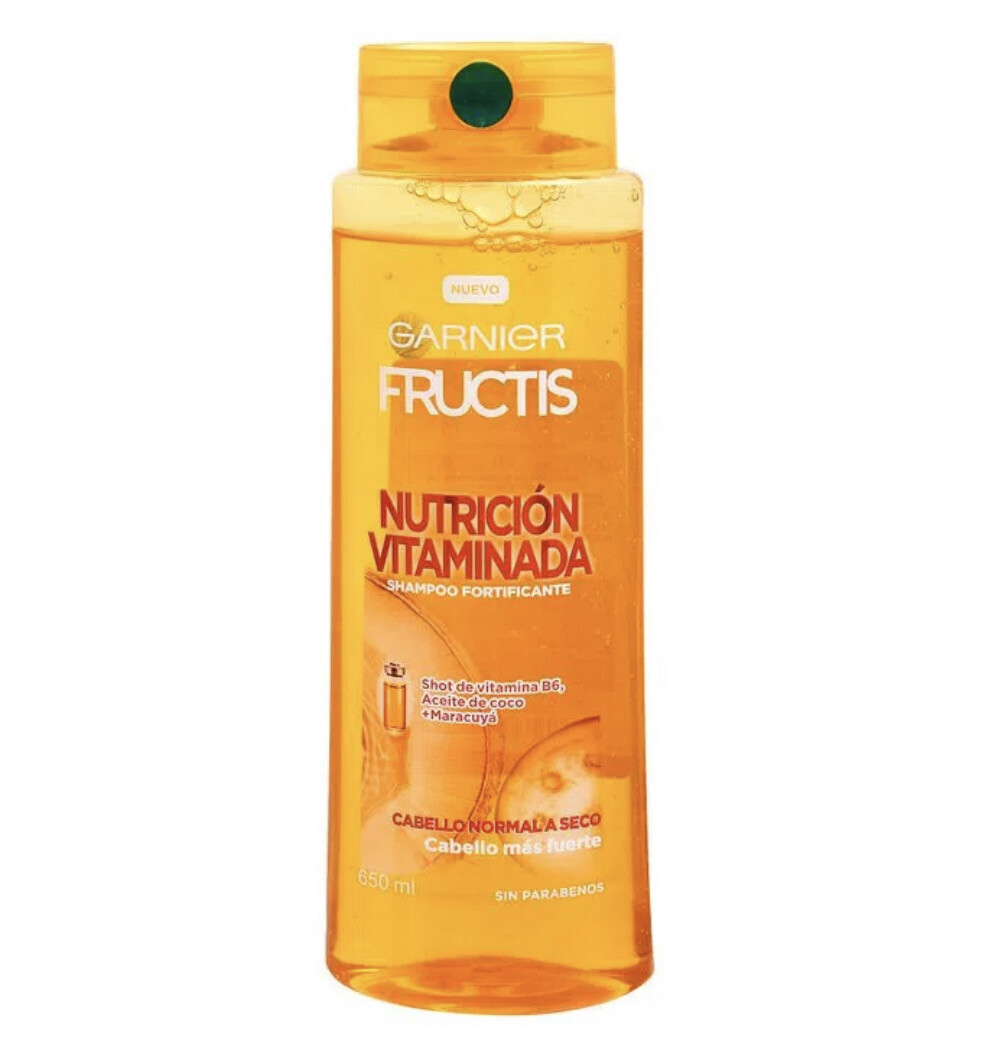GARNIER FRUCTIS NUTRICION VITAMINADA SHAMPOO FORTIFICANTE 650ML