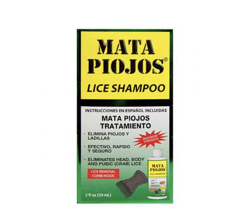 MATA PIOJOS LICE SHAMPOO 2FL Oz