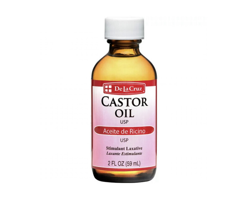 De La Cruz Pure Castor Oil for Eyelashes and Eyebrows, Hair &amp; Skin, 2 fl Oz