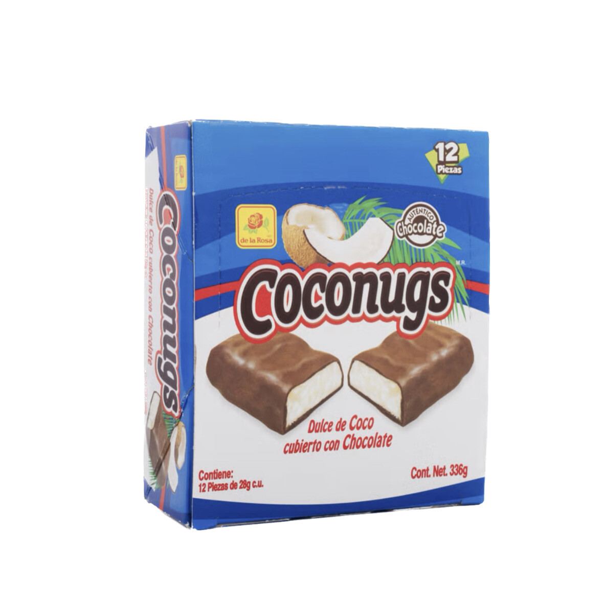 De La Rosa Coconugs 12 Piezas 28g c/u