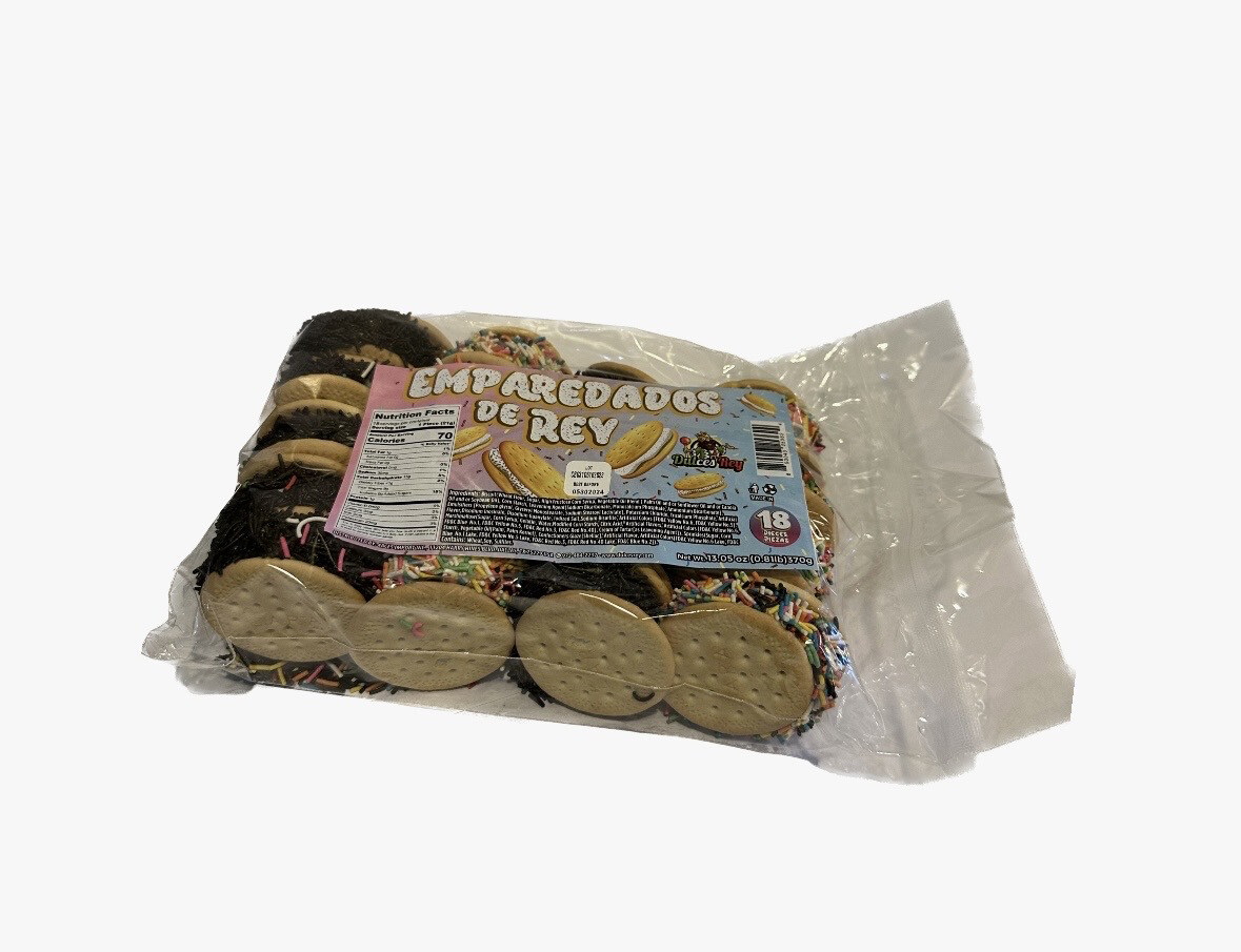DULCES REY EMPAREDADOS DE REY 18 PIECES 13.05 Oz 0.81Lb (370g)