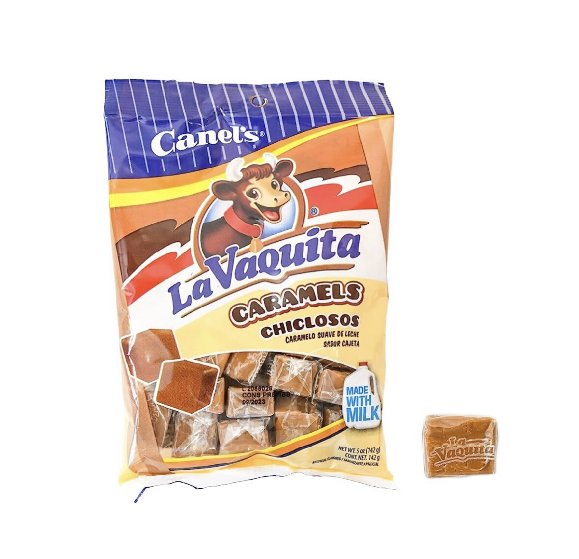 CANEL’S LA VAQUITA CARAMELOS CHICLOSOS 5 OZ