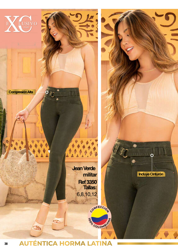 Butt Lifting Colombian Jeans- Jeans Levanta Cola - XC JEANS REF 3350