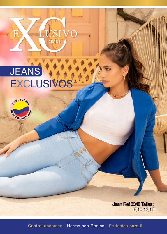 Butt Lifting Colombian Jeans- Jeans Levanta Cola - XC JEANS REF 3348