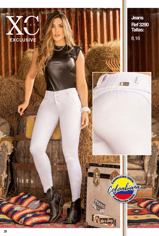 Butt Lifting Colombian Jeans- Jeans Levanta Cola - 3290