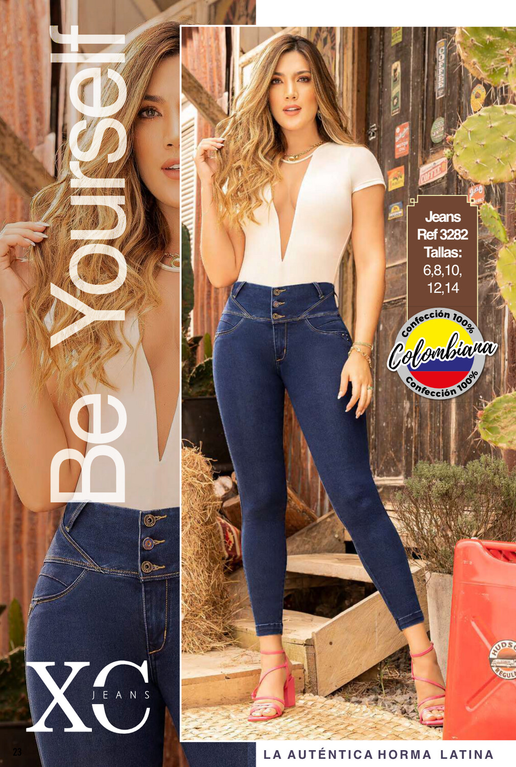 Butt Lifting Colombian Jeans- Jeans Levanta Cola -3282