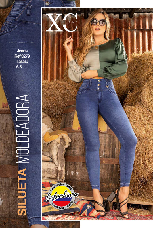 Butt Lifting Colombian Jeans- Jeans Levanta Cola -3279