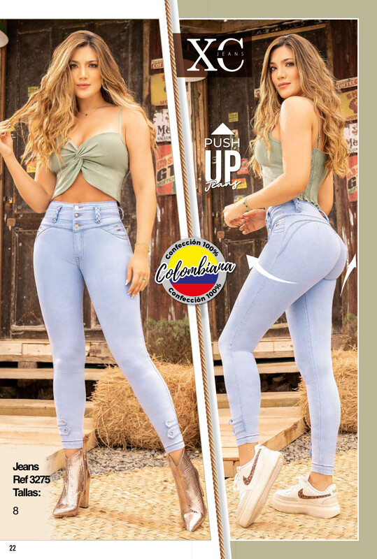 Butt Lifting Colombian Jeans- Jeans Levanta Cola - 3275