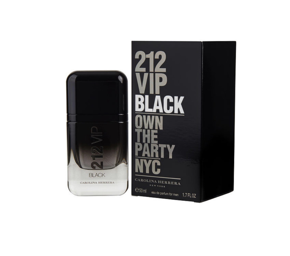 212 VIP Black by Carolina Herrera For Men EDP 1.7 Oz