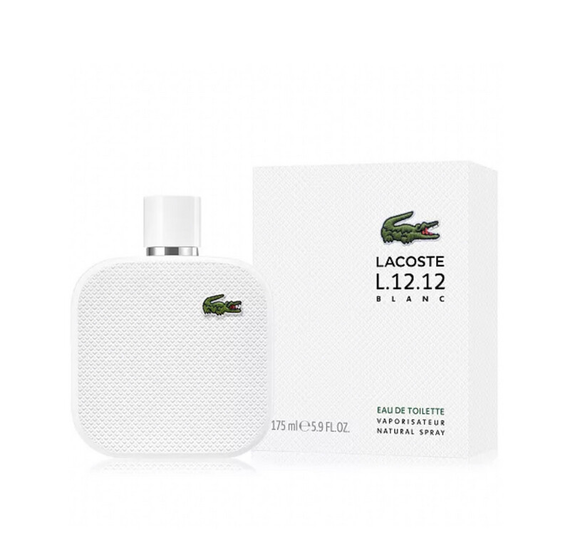 Lacoste Men&#39;s L.12.12 Pure White Eau de Toilette, 5.9 oz