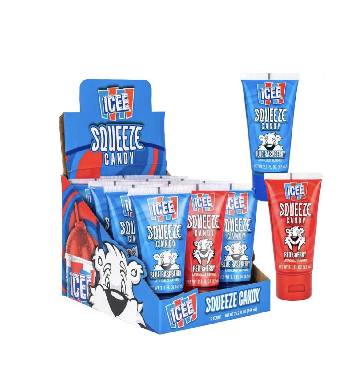Icee Squeeze Candy 12pc