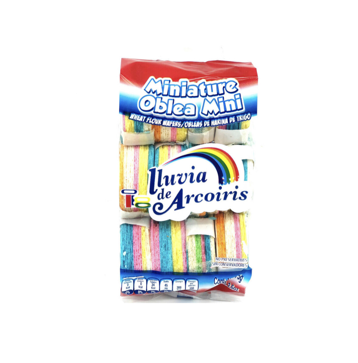 ARCOIRIS MINI OBLEAS MINI 75G