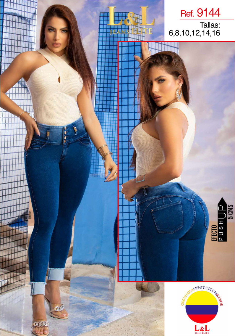 Butt Lifting Colombian Jeans- Jeans Levanta Cola -L&amp;L Jeans 9144
