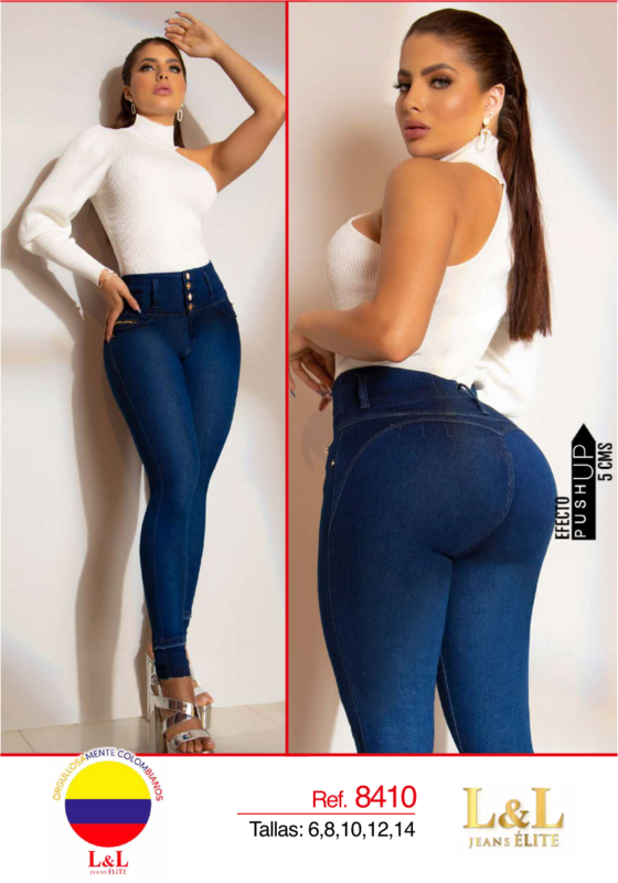 Butt Lifting Colombian Jeans- Jeans Levanta Cola L&amp;L Jeans 8410