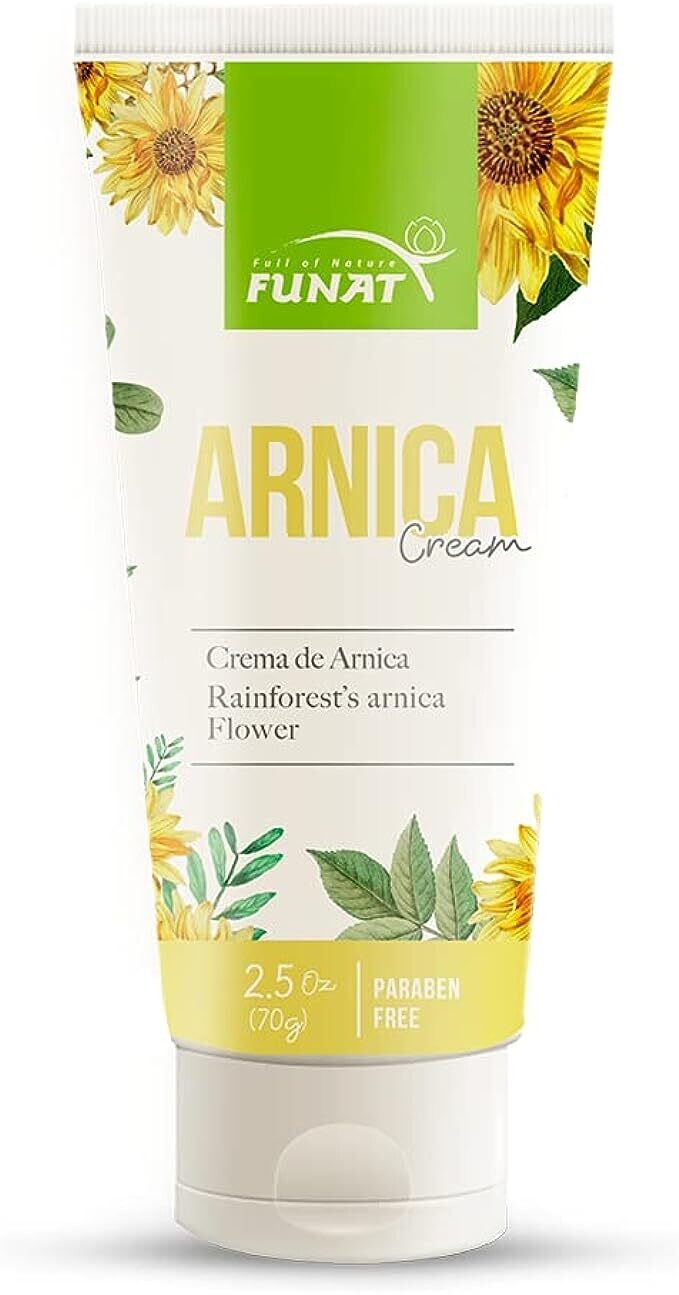 FUNAT Arnica Cream 2.5 Fl Oz / Crema de Arnica