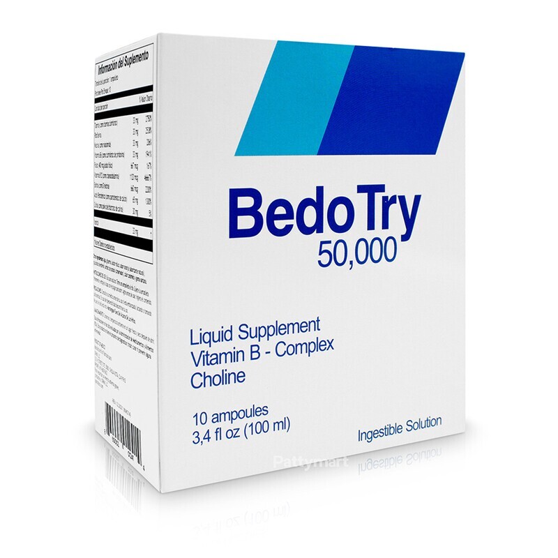 BEDO TRY 10 VIALES VITAMINAS  50.000