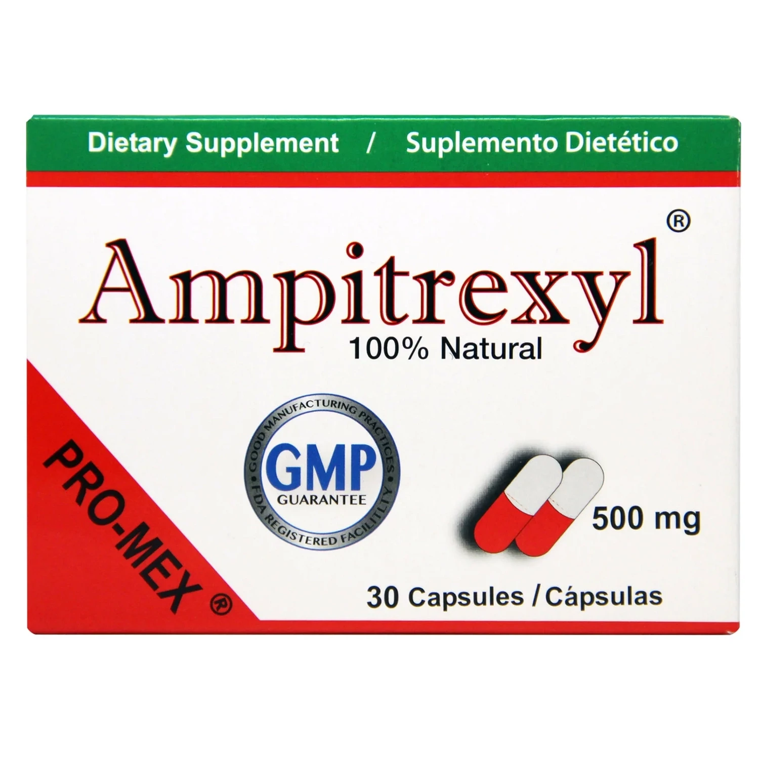 AMPITREXIL REG 30 CAP