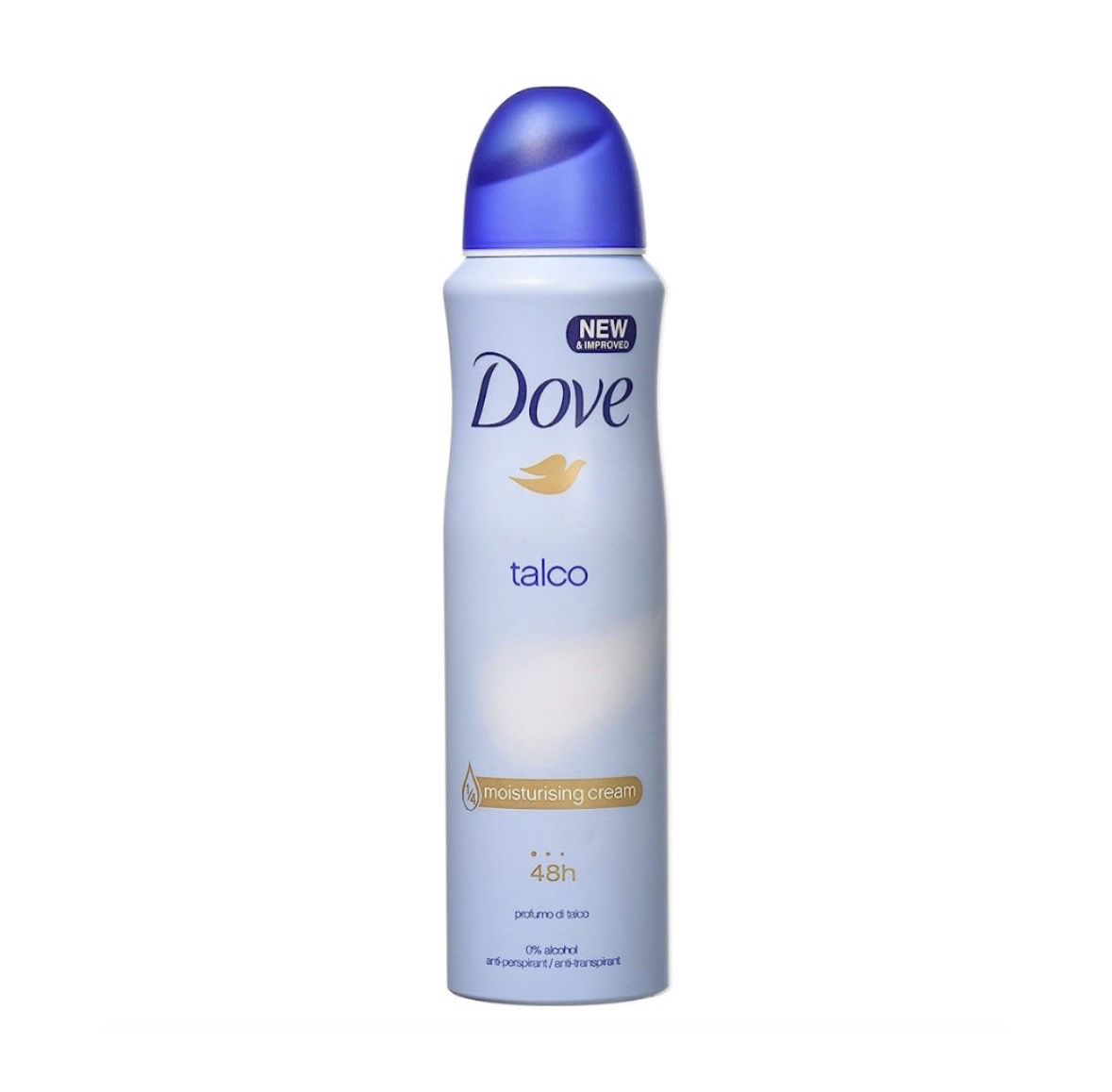 Dove Talco 48-Hour Antiperspirant &amp; Deodorant Dry Spray - 5.07 Oz 150 ml