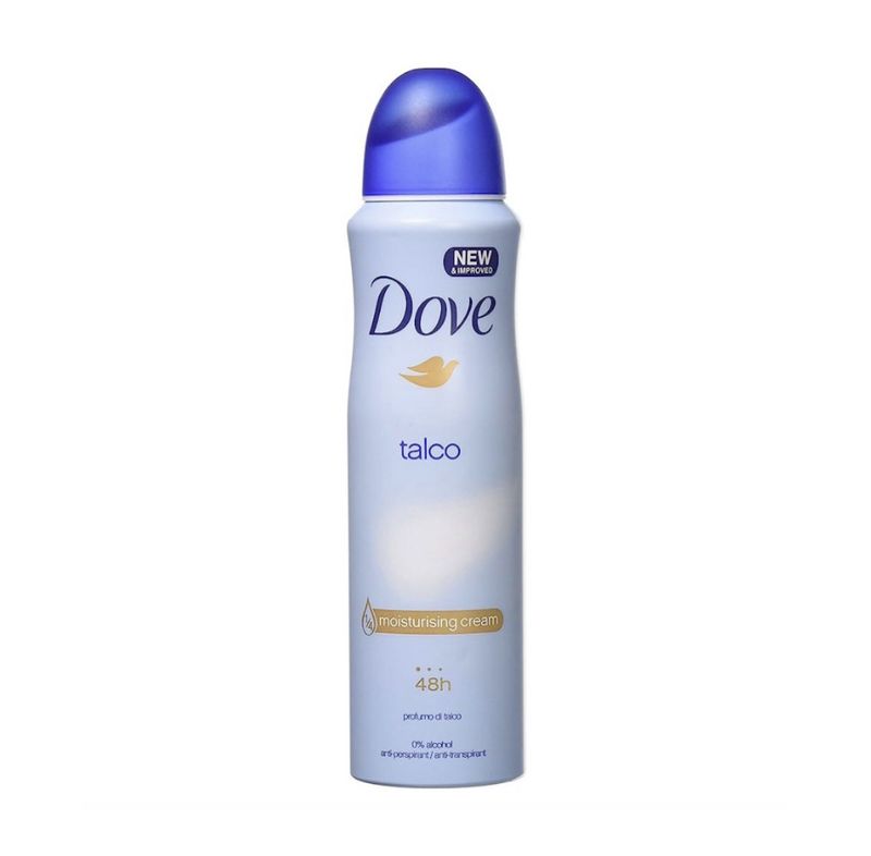 Dove Talco 48-Hour Antiperspirant &amp; Deodorant Dry Spray - 5.07 Oz 150 ml