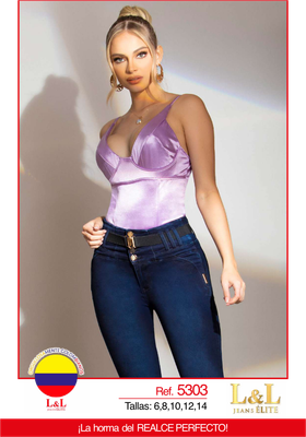 Butt Lifting Colombian Jeans- Jeans Levanta Cola - L&amp;L Jeans 5303