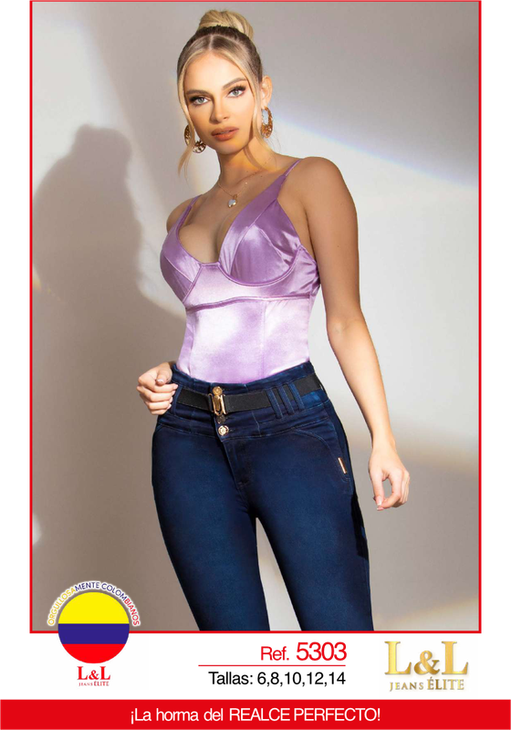 Butt Lifting Colombian Jeans- Jeans Levanta Cola - L&amp;L Jeans 5303