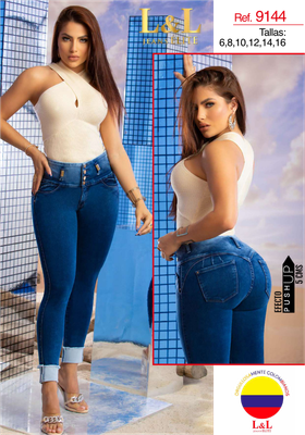 Butt Lifting Colombian Jeans- Jeans Levanta Cola -L&L Jeans 9144 Butt Lifting Colombian Jeans- Jeans Levanta Cola -L&L Jeans 9144