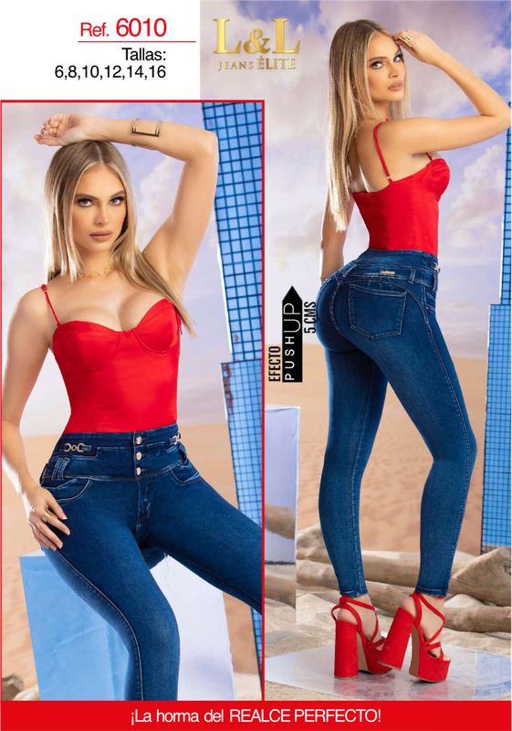 Butt Lifting Colombian Jeans- Jeans Levanta Cola -L&amp;L Jeans 6010