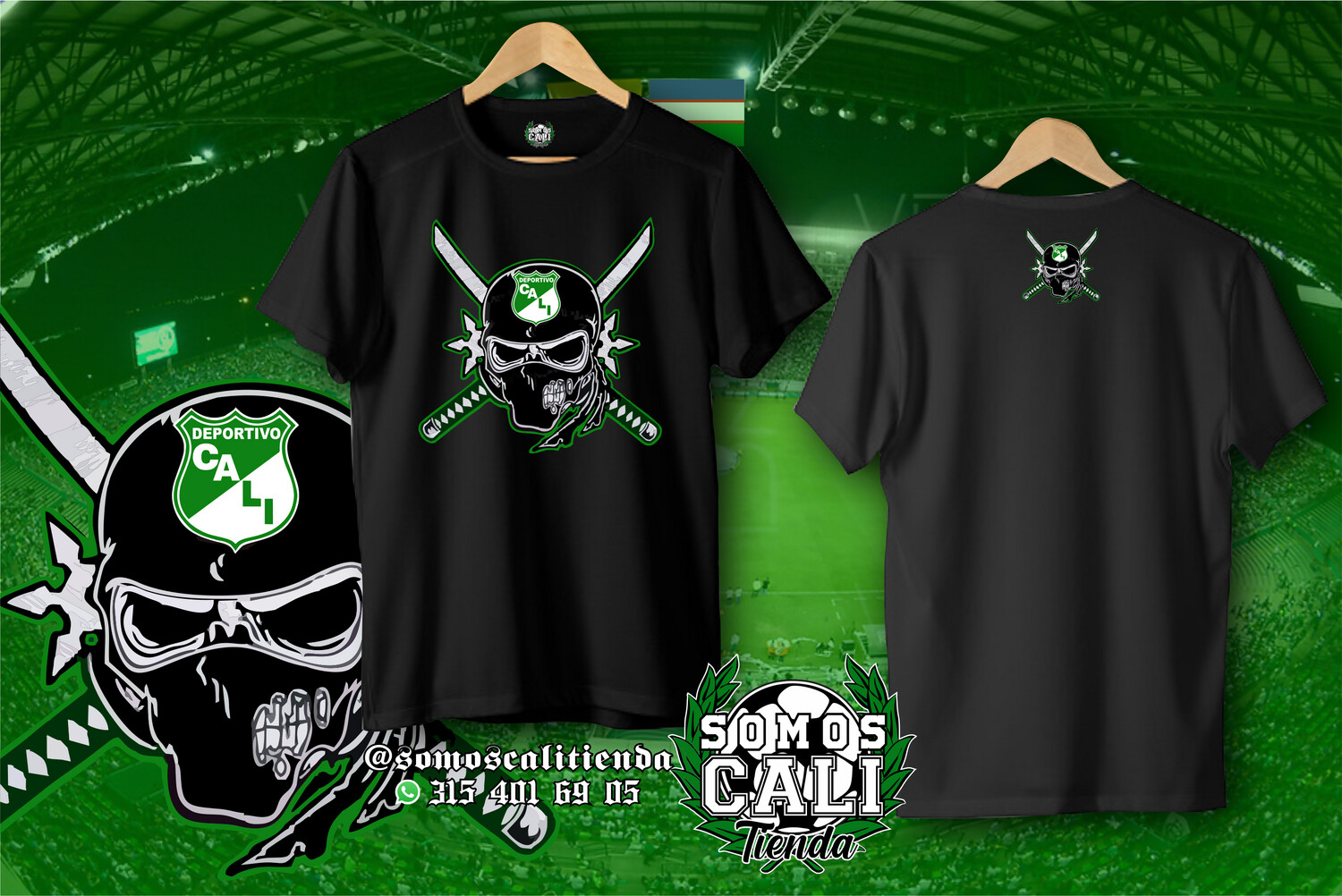 Camisetas estampadas.