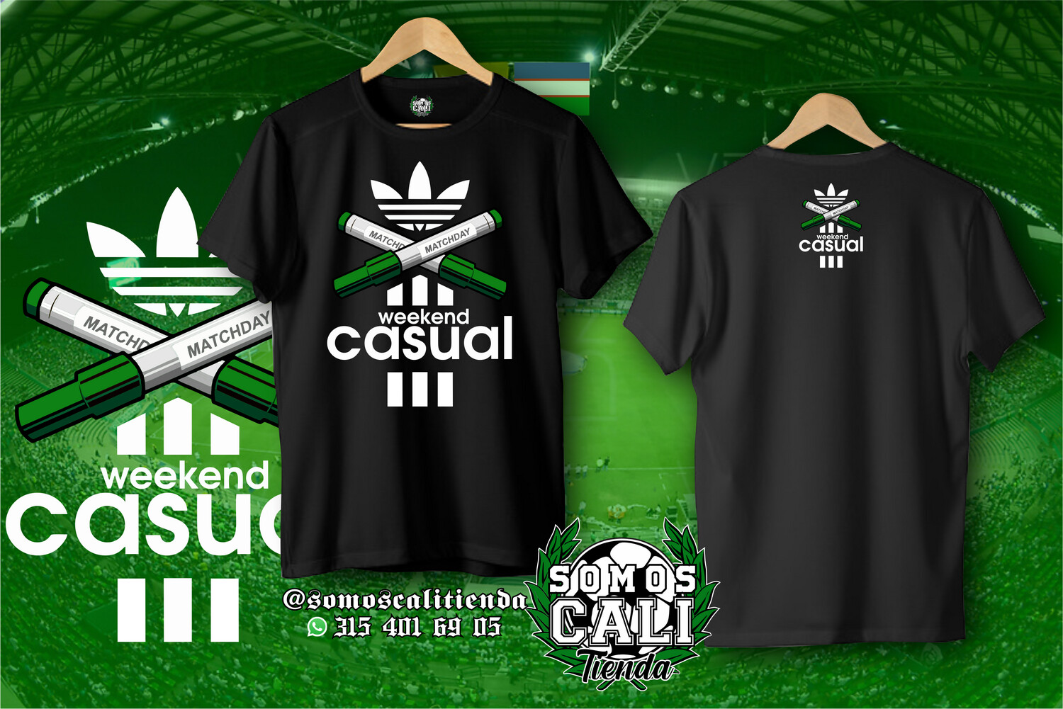 Camisetas estampadas.