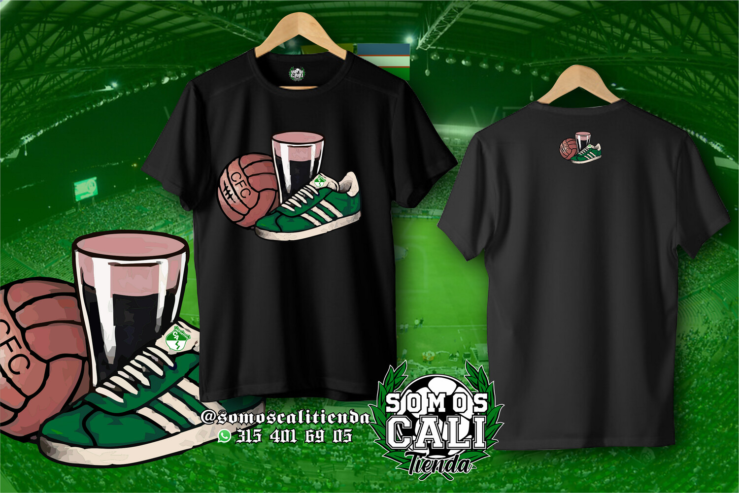 Camisetas estampadas.