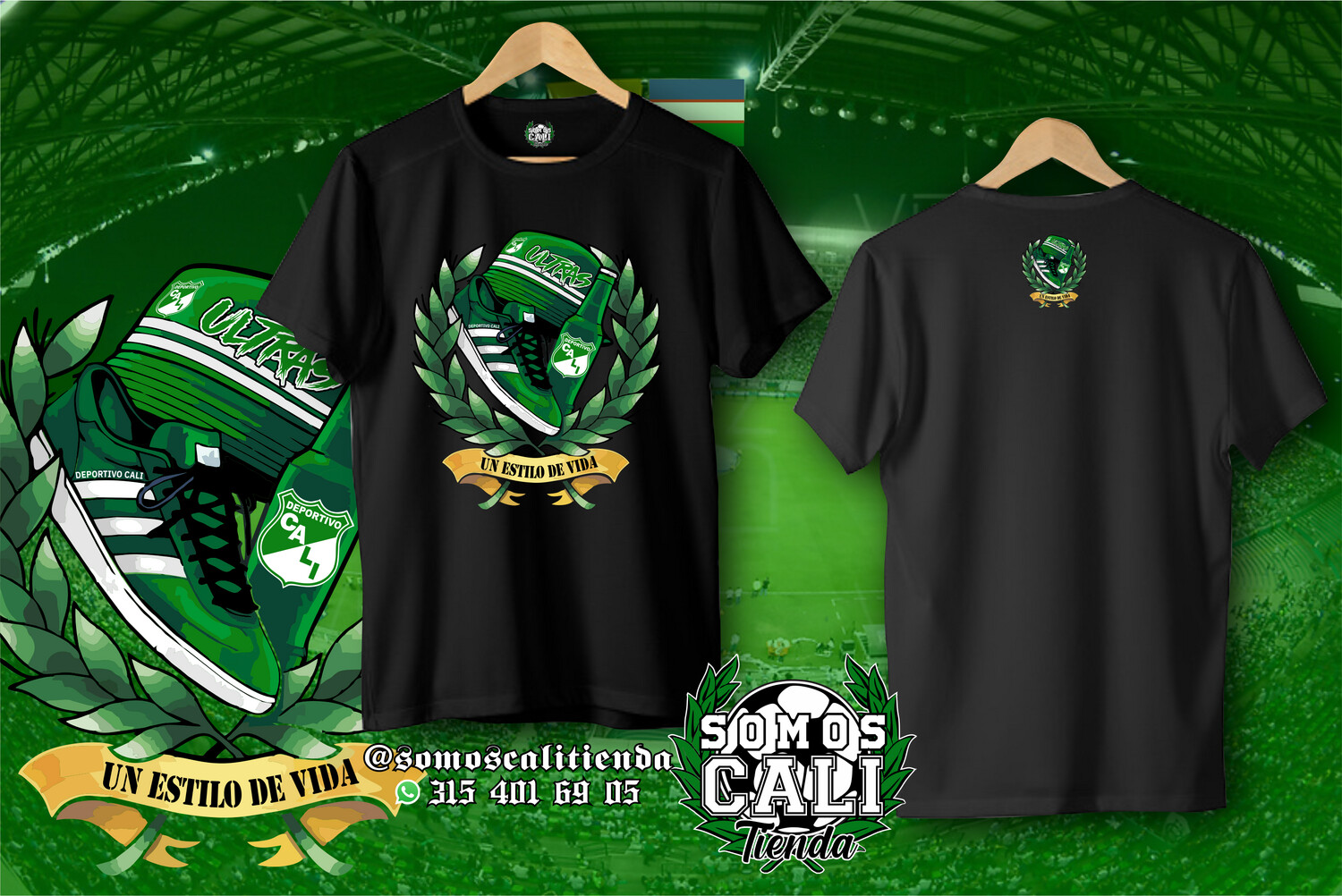 Camisetas estampadas.