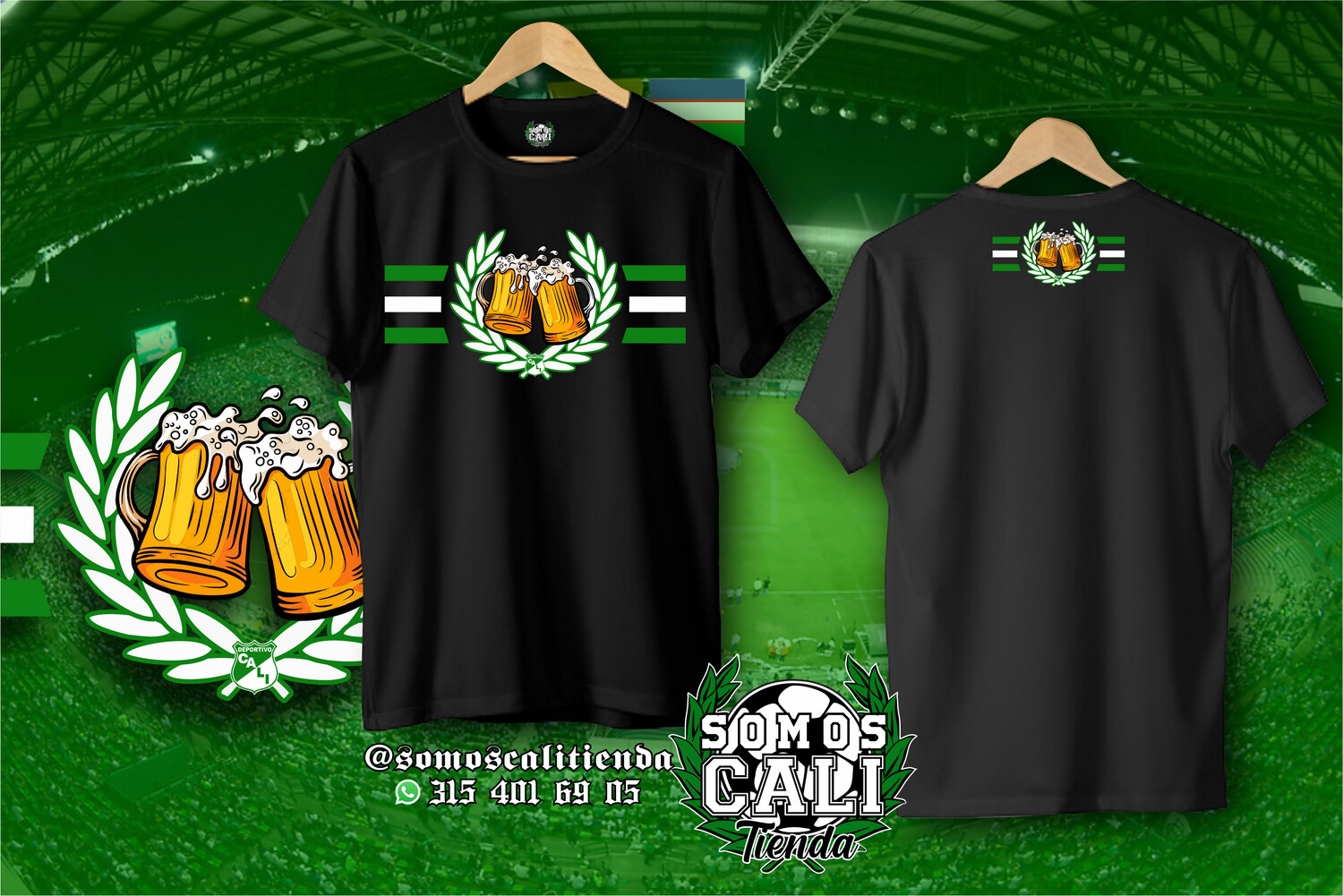 Camisetas estampadas.