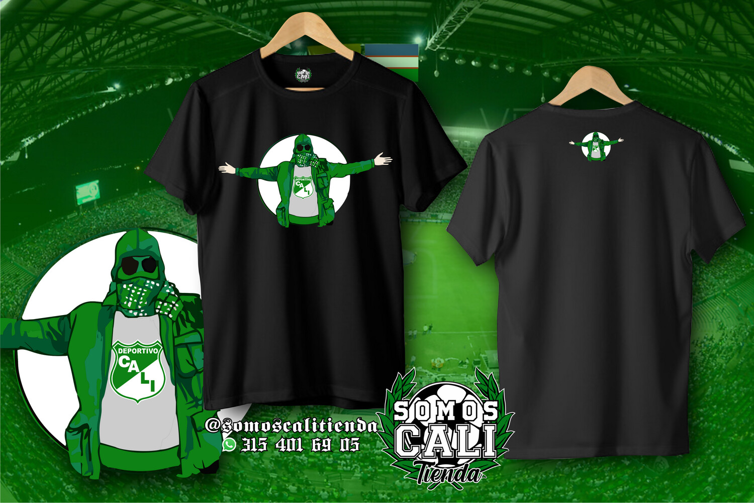 Camisetas estampadas.