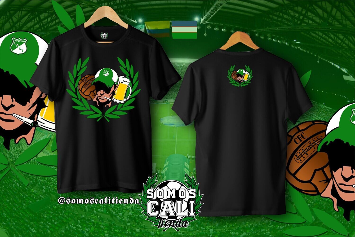 Camisetas estampadas.