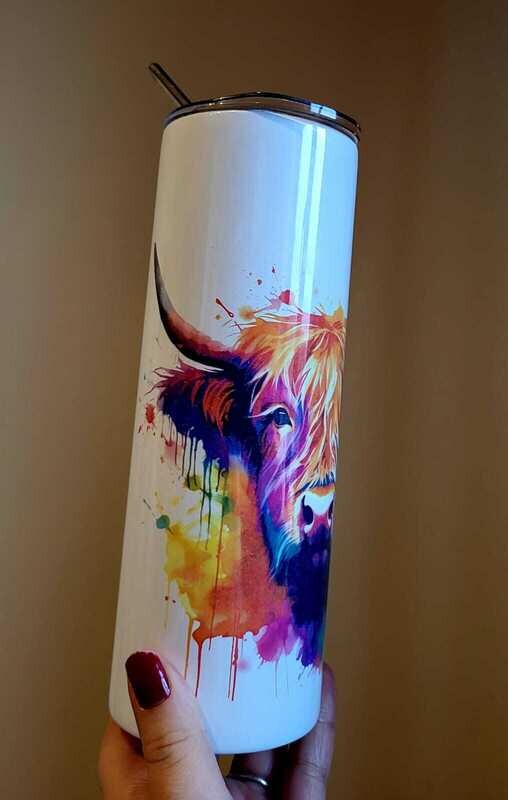 Highland Cow Tumbler
