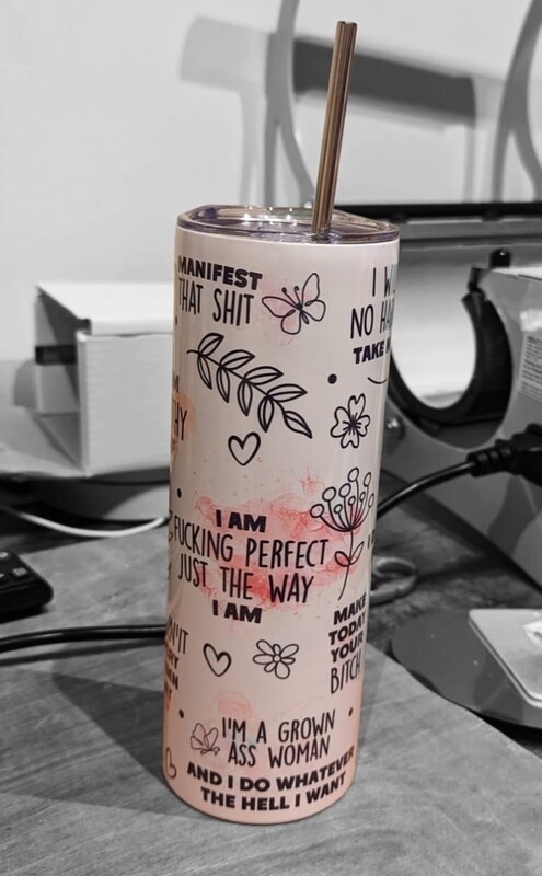 Sweary affirmation Tumbler