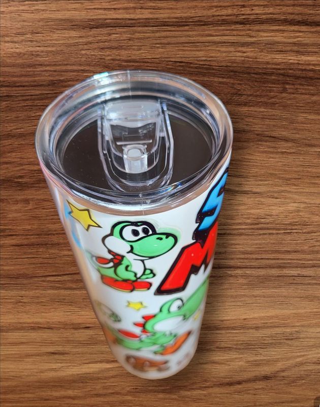 Super mario stainless steel tumbler