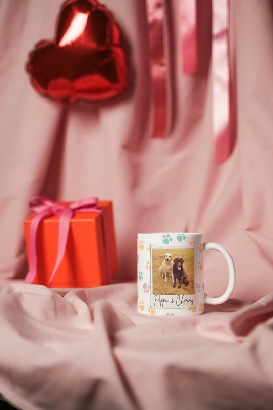 Dog mum photo mug